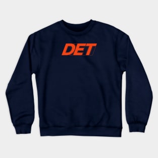 DET Detroit Orange Crewneck Sweatshirt